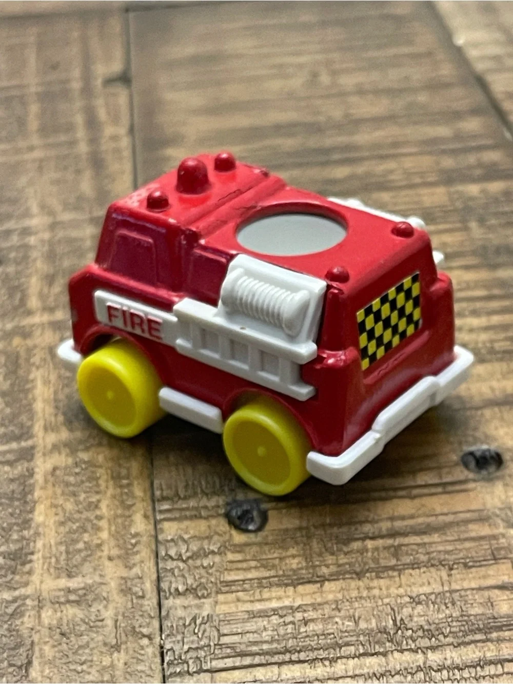 Vintage 1980s Arco Disney Diecast Fire Truck – Vehicle Only